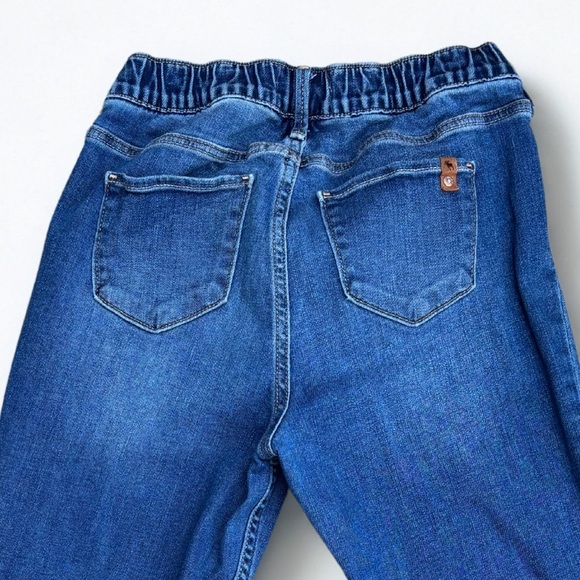 Abercrombie Pull On Sparkly Knee Jeggings distressed Sz 15/16 Jeans Youth Girls - Picture 5 of 5